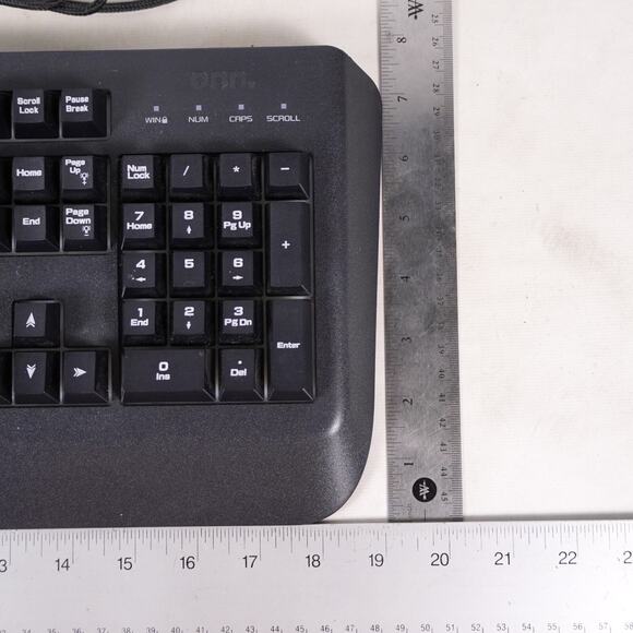 Onn RGB Mechanical Wired Gaming Keyboard Computer Keypad Input Black - Picture 8 of 9